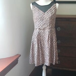 EUC Lauren Conrad polka dot dress